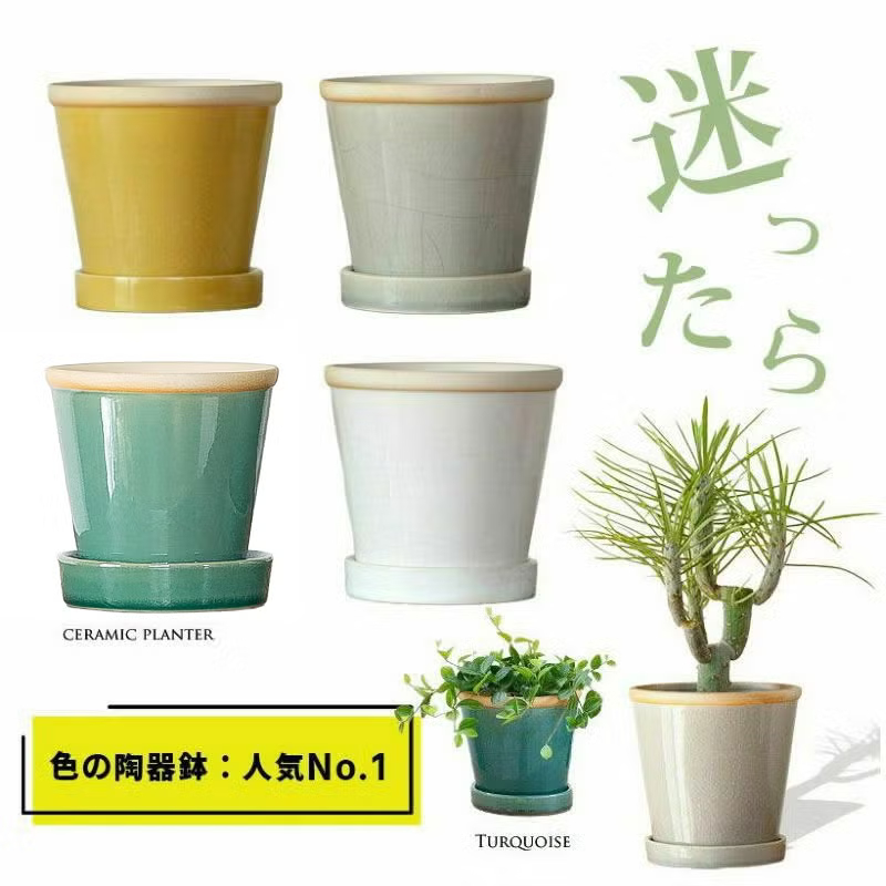 3号鉢 3 5号鉢 4号鉢サイズ おしゃれ植木鉢 ポット 67種