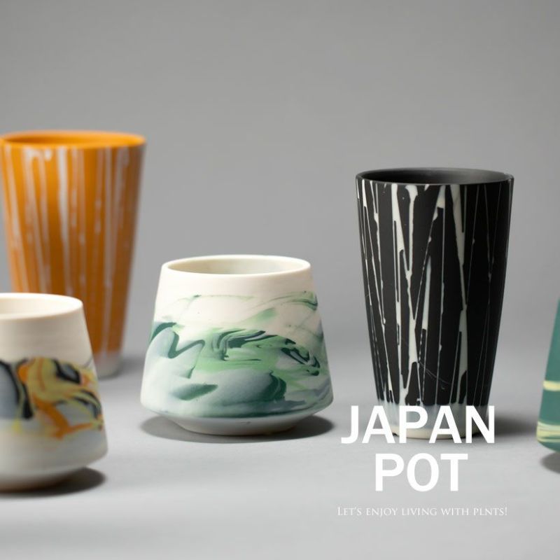 水彩画のような作家物陶器鉢｜人気のkitaさんe-花屋さん本店