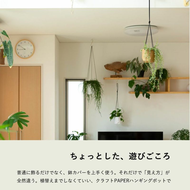 ハンギングプランターを部屋に